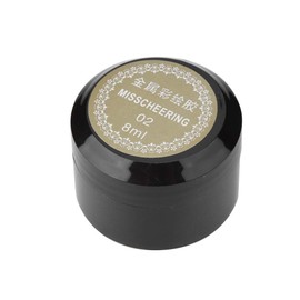 Gel de Pintura Metálica, Botella de Gel Pintado de Uñas, Laca de Barniz UV para Decoración de Uñas Metálica, Barniz de Uñas Metálico, Laca UV, Pintura en Gel, Esmalte de Uñas