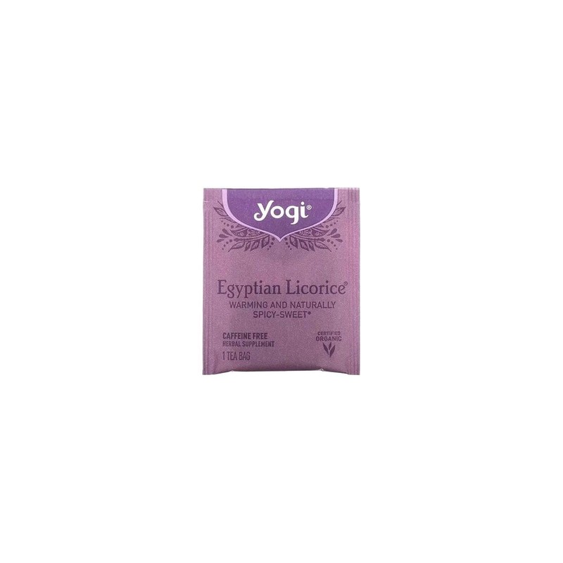 Organic Egyptian Licorice 16 tea bags by Yogi Tea