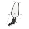 2Pcs Handlebar Bike Mirrors HD Safe Glass Mirror Adjustable Rotatable
