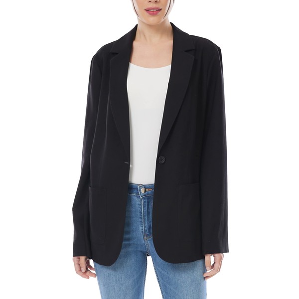May You Be Women's Casual Blazer Black