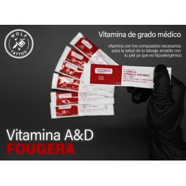 Crema Fougera Vitamina A D Tatuaje Microblading 100 Pzs