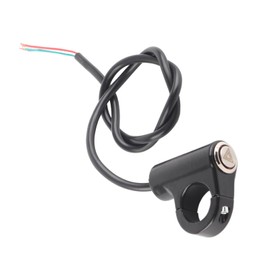 Interruptor de Montaje en Manillar de Motocicleta, Botón Pulsador, Faros Delanteros, Luces Antiniebla de Freno, (Botón de reinicio automático tipo A)