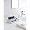 Yamazaki Home Tower Amenity Tray Wide L White, Large