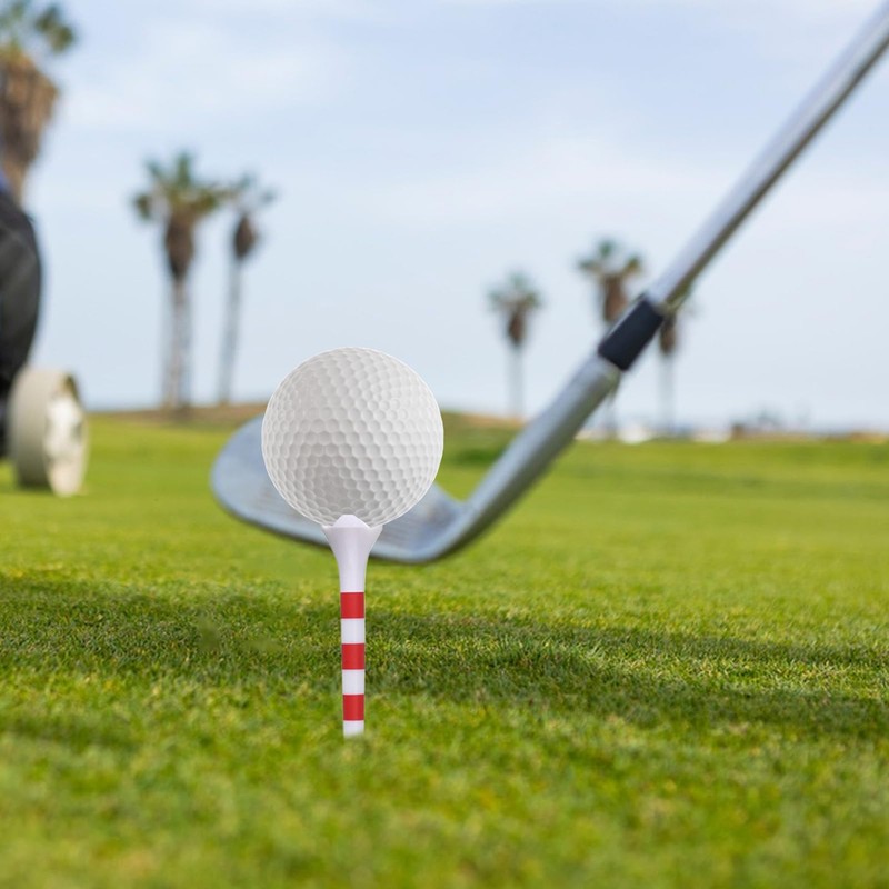 Golf Tee Holder | Training Golf Balls Tees - Striped