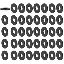 PATIKIL Multi Purpose Rubber Spacer, 40 Pcs 12mm ID x 30 OD x 3mm T Neoprene Round Anti-Vibration Isolation Pads Isolator Rubber Bushings Spacer Washer for HVAC Bolts Car Accessories