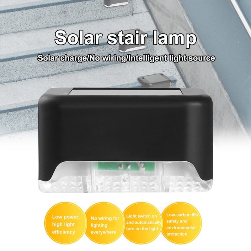 Solar Stair Lamp Landscape Courtyard Solar Light Wall Fence Lamps