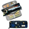 Wrapables Large Capacity Pencil Case, 3 Compartment Pencil Pouch -