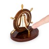 NKlaus Maritime Table Bell in Steering Wheel 12.5 x 10