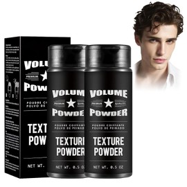 2PCS Polvo Texturizador Cabello Hombre, Polvo Texturizador Voluminizador para el Cabello, Adecuado Tanto para Hombres Como para Mujeres.