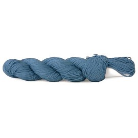 HiKoo CoBaSi Soft Yarn Hank for Knitting, Crocheting, and Crafts, Cotton, Bamboo and Silk Blend, 220 Yards, (#011 - Indigo)