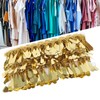 Waist Chain Gold Metal Applique Glitter Elastic Sequin Water Drop