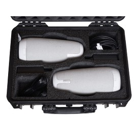 Case Club Case fits 2 Meeting Owl Conference Cameras - Waterproof Case has Pre-Cut Foam to fit x2 Meeting Owl Standard, Pro, 2, 3, or 4+. Also Holds Expansion Mic, Cords, Acc. & Lock Adapter