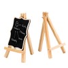 Mini Wooden Easels Display - 3Inch Mini Easel & Canvas