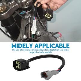 Alpha Rider LED Headlight Kit for Talaria Sting R MX4/Sur-Ron Segway X260 Easy Plug and Play High Transmittance Front Headlamp with Switch High Brightness with Headlight Switch