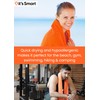 it's Smart Microfibre Travel Towel Orange (Medium) 140cm x 70cm
