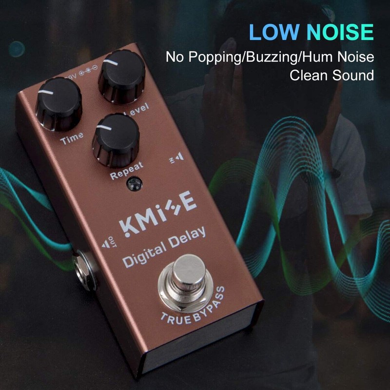 lotmusic Kmise Digital Delay Electric Guitar Effects Pedal Mini Single