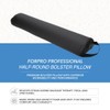 ForPro Premium Half-Round Bolster Pillow for Massage and Yoga, Oil