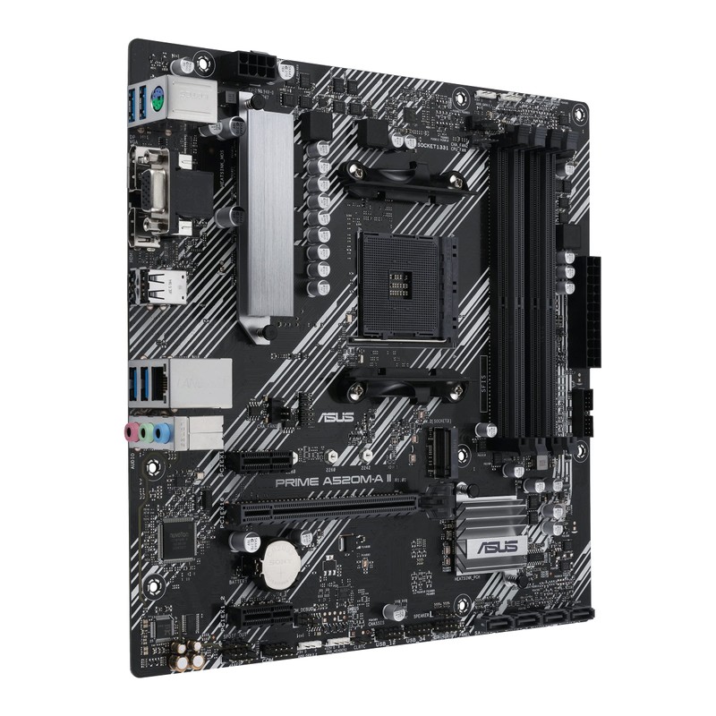 ASUS Prime A520M-A II/CSM AMD AM4(3rd Gen Ryzen) microATX Commercial
