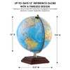 Waypoint Geographic Odyssey Plus Globe, 12" Blue Ocean-Style World Globe,