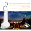 Solar Panel Powered Light Bulb Movable Charging Emergency Lamp for