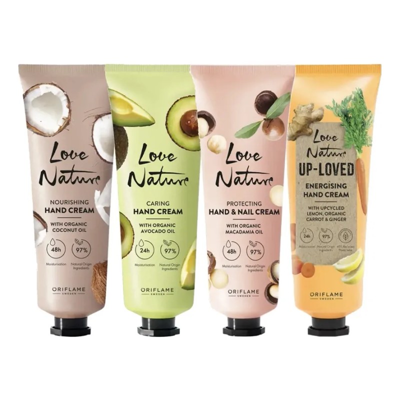 Crema Para Manos Love Nature Oriflame Modelo A Elegir