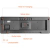 13" Gym Timer Clock, Workout Interval Timer with Remote Control,