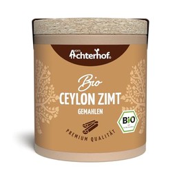 Ceylon Cinnamon Organic Ground 53 g | Finely Ground Ceylon Cinnamon in High Organic Quality | for Sweet & Savoury Food | from Achterhof