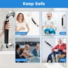 Grab Bars for Seniors, Shower and Steps, Black, 30 cm