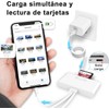 JOOPSHEE Lector de Tarjetas de Memoria 5en1, Adaptador USB y