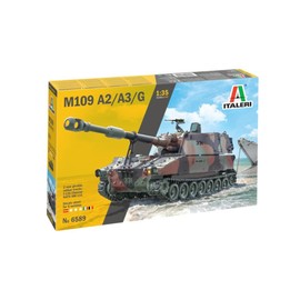 イタレリ タミヤ 1/35 ミリタリーシリーズ No.6589 M109A2/A3/G 自走砲 プラモデル 38589