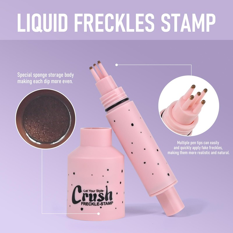 KYDA Freckle Stamp Pen, Liquid Freckle Makeup Pen, Waterproof, Sweat-Proof,