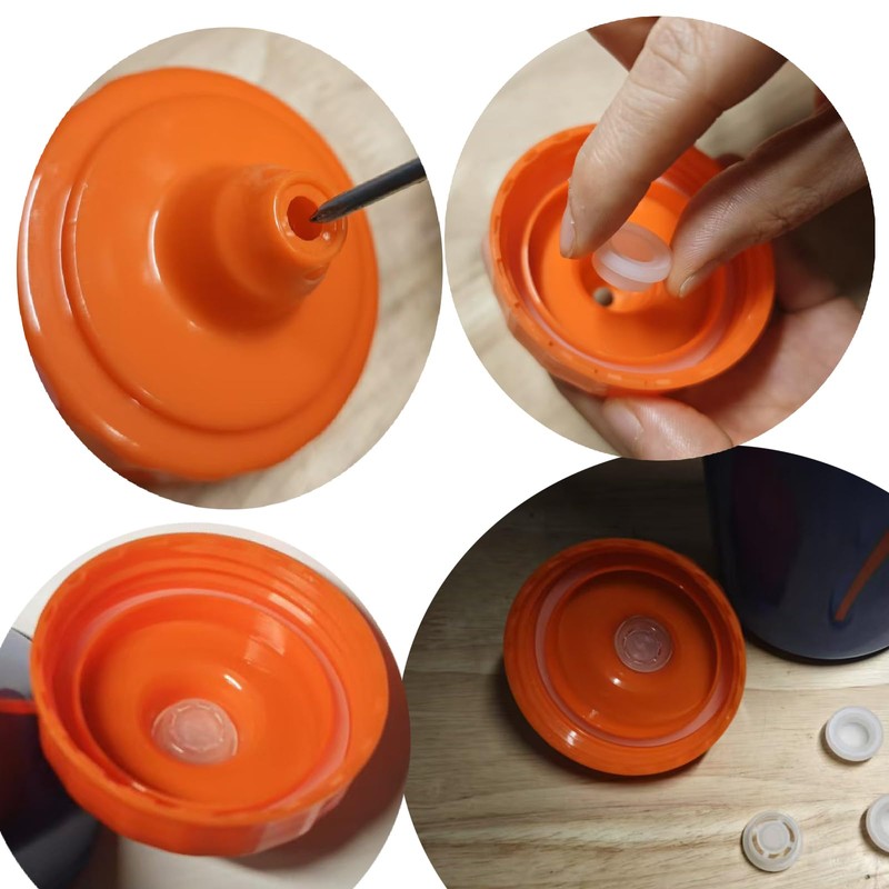 Aufuga 10 Pack Replacement Valves & Silicone Valve Lid Gaskets