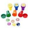 Stamps for Kids, LUCKYBIRDS0315 Best Sell Plastic Self Inking Smiley