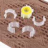 YBEATY 80 Pcs Sewing Bobbin Clips Small Clear Bobbin Holder
