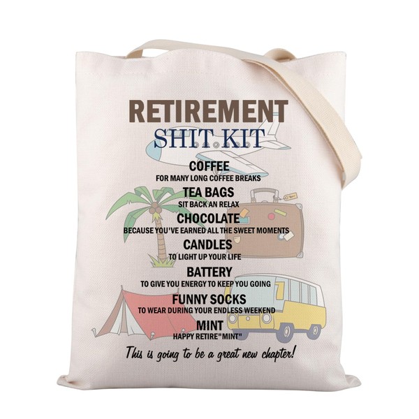 Zuo Bao Geschenk zum Ruhestand, Überlebensset, Tragetasche, Abschiedsgeschenk, Geschenk für