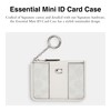 Coach Essential Mini ID Card Case in Signature Canvas, LH/White