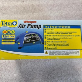 Tétra Tetra Whisper Air Pump 40 Gallon Aquarium Fish Tank Water Quiet Powerful - NEW