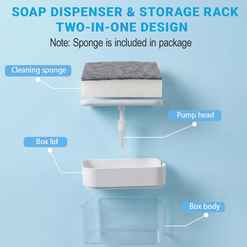 Dish Soap Dispenser Compatible with Dawn,10oz