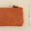 artigianoworks apo-12ns Coin Purse, Round Zipper, Cowhide Leather, Nume Leather,