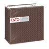 Fato - Trockene Papierservietten, Airlaid, Textileffekt, Packung mit 50 Servietten,