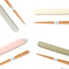 Takenaka Chopsticks Mayu Mayu Chopsticks Case Set Gray Chopsticks 18cm
