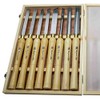 PSI Woodworking LCHSS8 Wood Lathe 8pc HSS Chisel Set