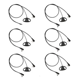 Headset for Midland D Shape with Mic Security Earpiece for GXT1000VP4 LXT500VP3 GXT1050VP4 GXT1000XB (6pcs)