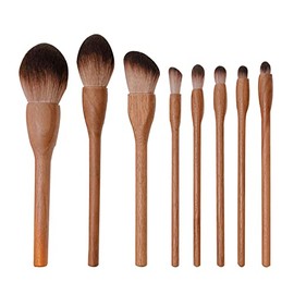 Juego de brochas de maquillaje de fibra sintética suave de alta calidad, herramientas de maquillaje facial para base, polvo, rubor, contorno, sombra  