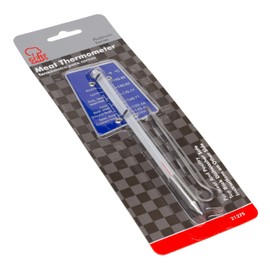 Chef Craft Glass Meat Thermometer, 9.25 inch, Blue