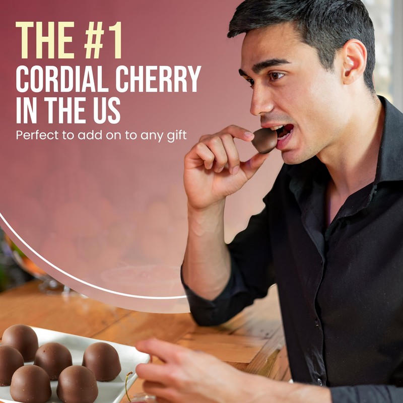Queen Anne Dark Chocolate Covered Cordial Cherries | 6.6 oz