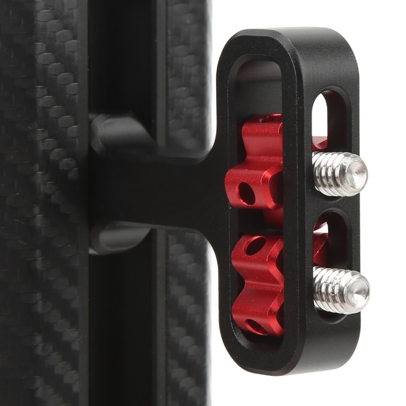 Camera Side Handle Handgrip Aluminum Alloy with 1/4in Screws For