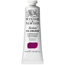 Winsor & Newton 1214669 Artists Oil Paint - 37 ml Tube - Artist - Oil Paint with Highest Possible Pigmentation, Highest Light Fastness - Ultramarine Pink