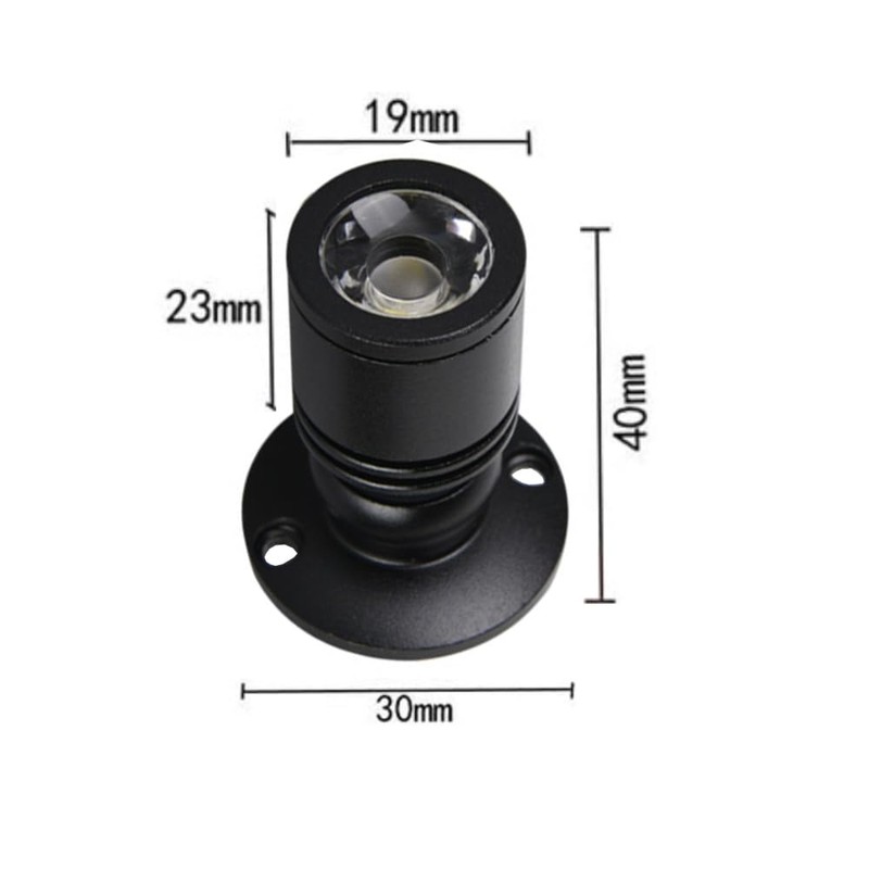HVZUM 4 Mini Ceiling Spotlights Display Cabinet Lighting Spotlights 1