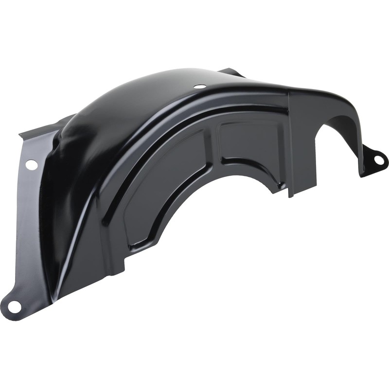 Speedway Motors Black Steel Flexplate Inspection Cover with Heavy Duty